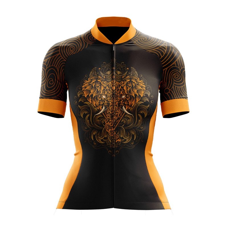 Bohemian Elephant Female Cycling Jersey S No Pockets