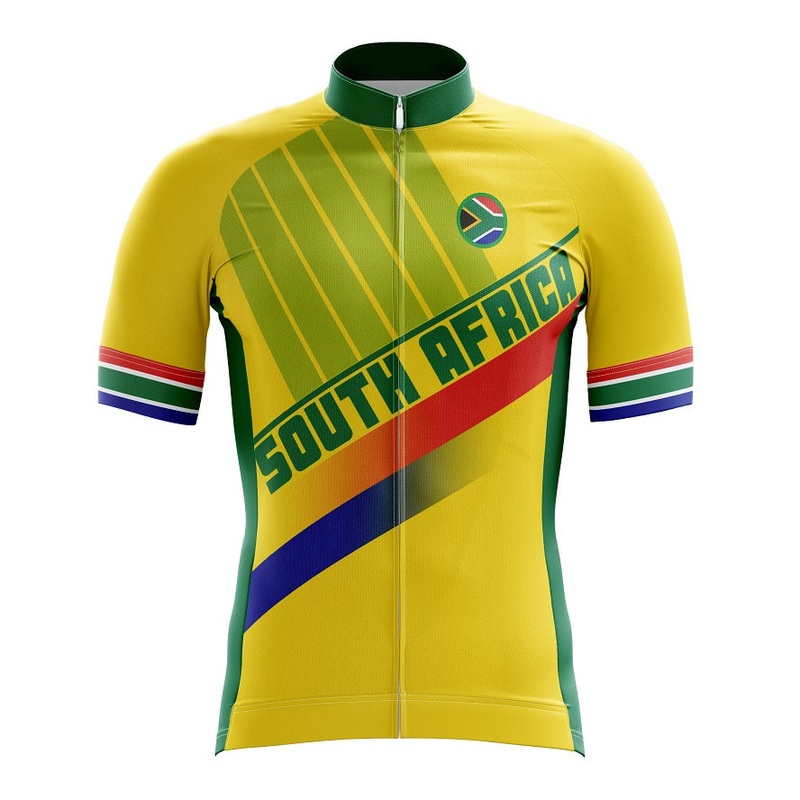 Yellow South Africa Cycling Jersey S