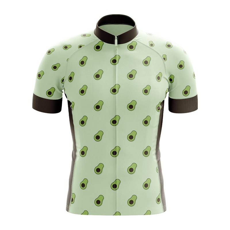 Avocado Pattern Cycling Jersey S
