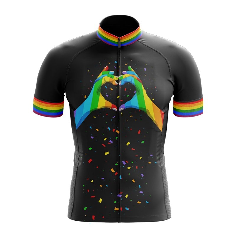 LGBTQ+ Heart Cycling Jersey S
