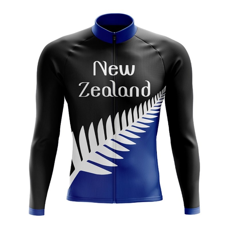 New Zealand Long Sleeve Cycling Jersey S Regular