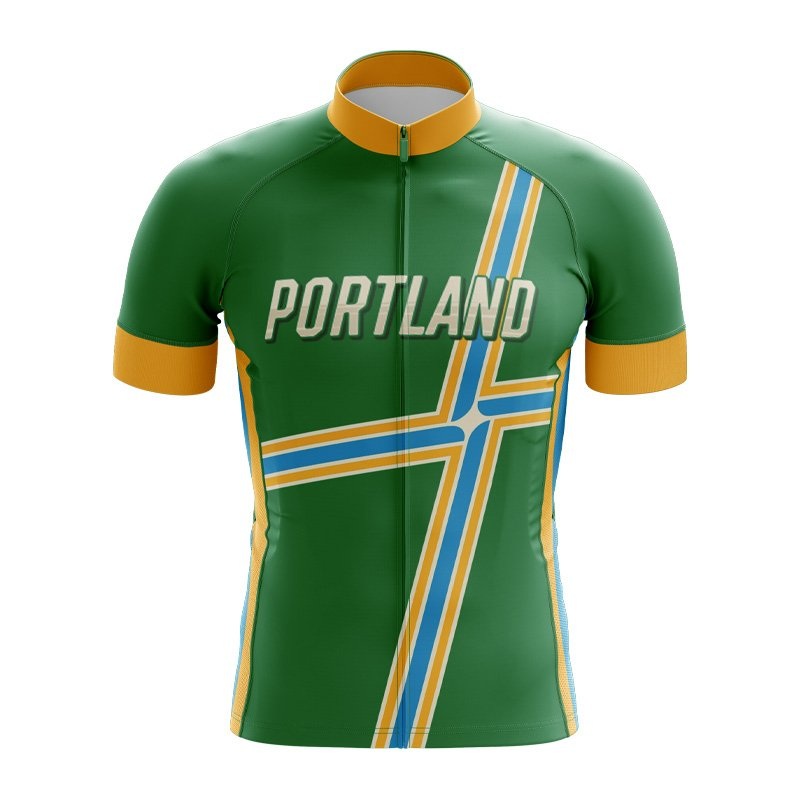 Portland Green Cycling Jersey S