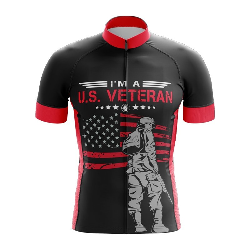 USVeteran Cycling Jersey Veteran Cycling Jersey S