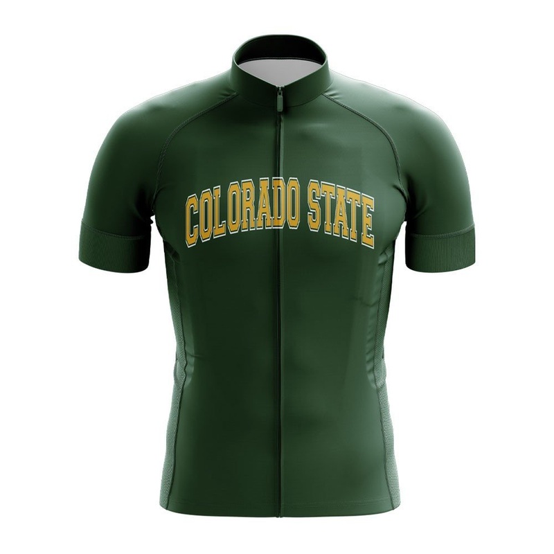 Colorado State Cycling Jersey S Green