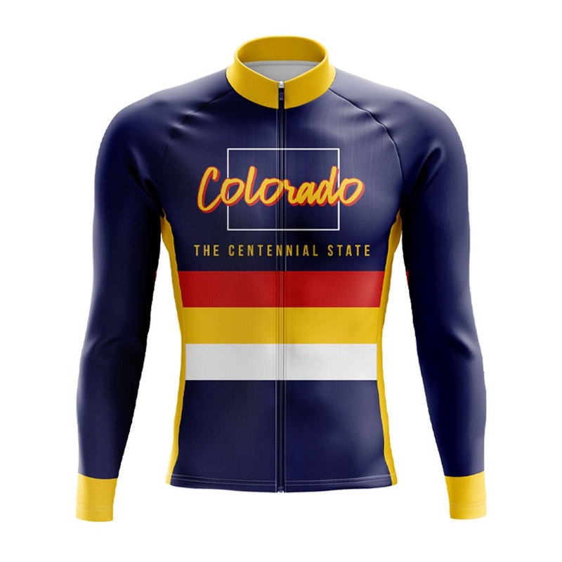 Colorado State Long Sleeve Cycling Jersey S Regular