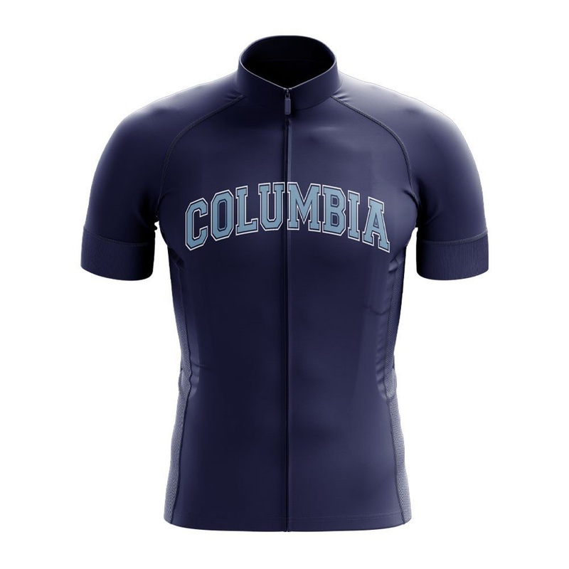Columbia University Cycling Jersey S Navy Blue