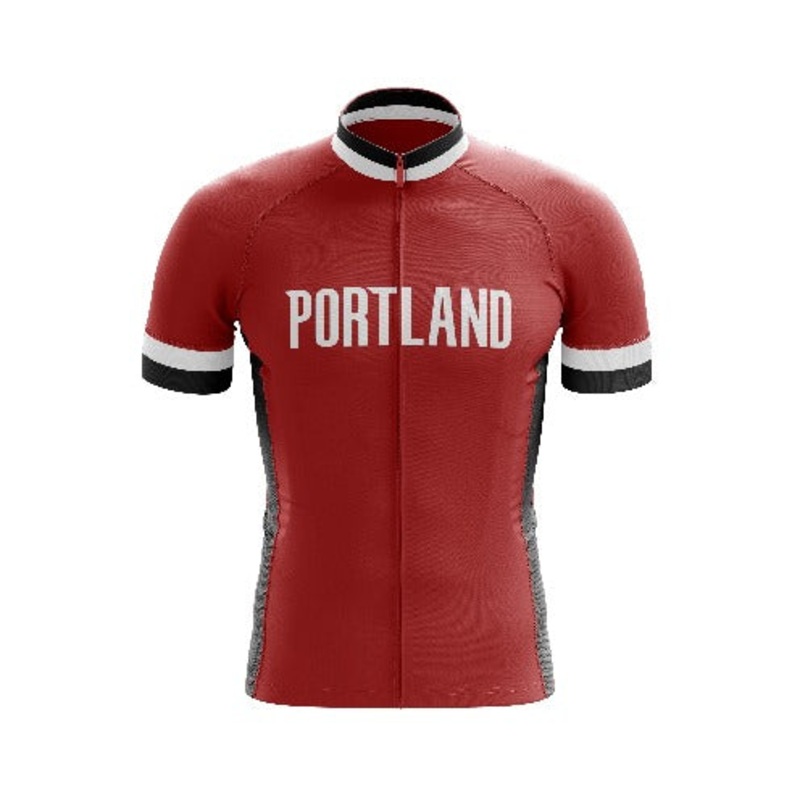 Red Portland Cycling Jersey S