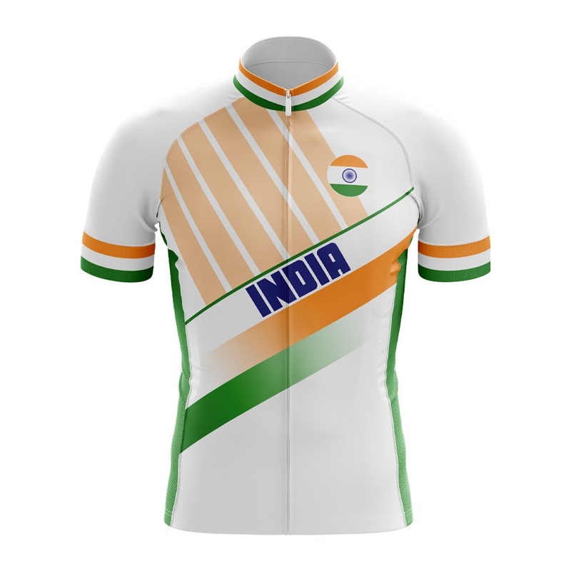 White India Cycling Jersey S
