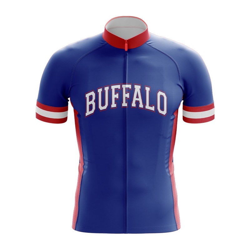 Buffalo Football Cycling Jersey S Blue