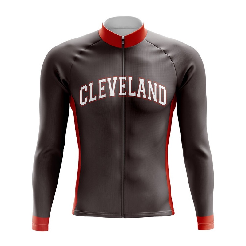 Cleveland Football Long Sleeve Cycling Jersey S