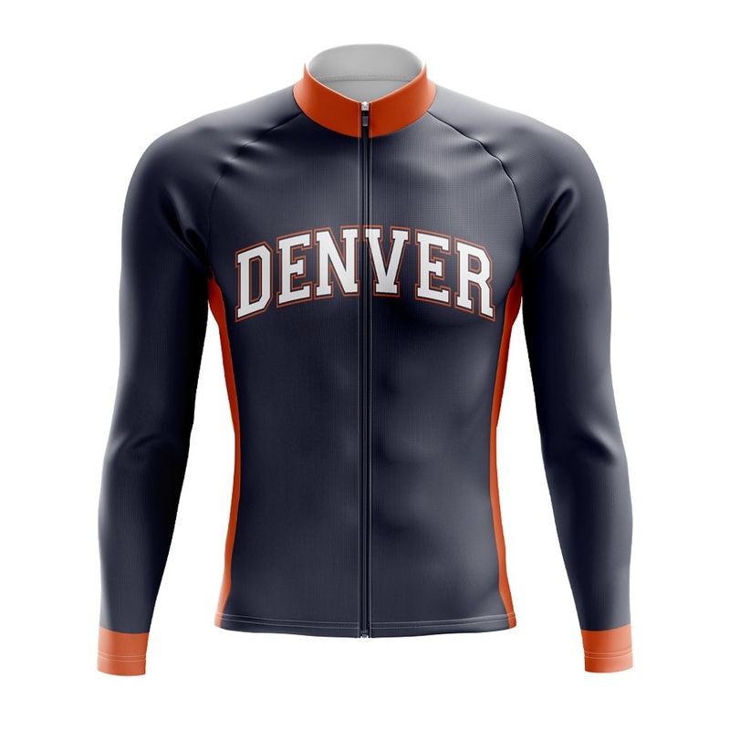 Denver Football Long Sleeve Cycling Jersey S