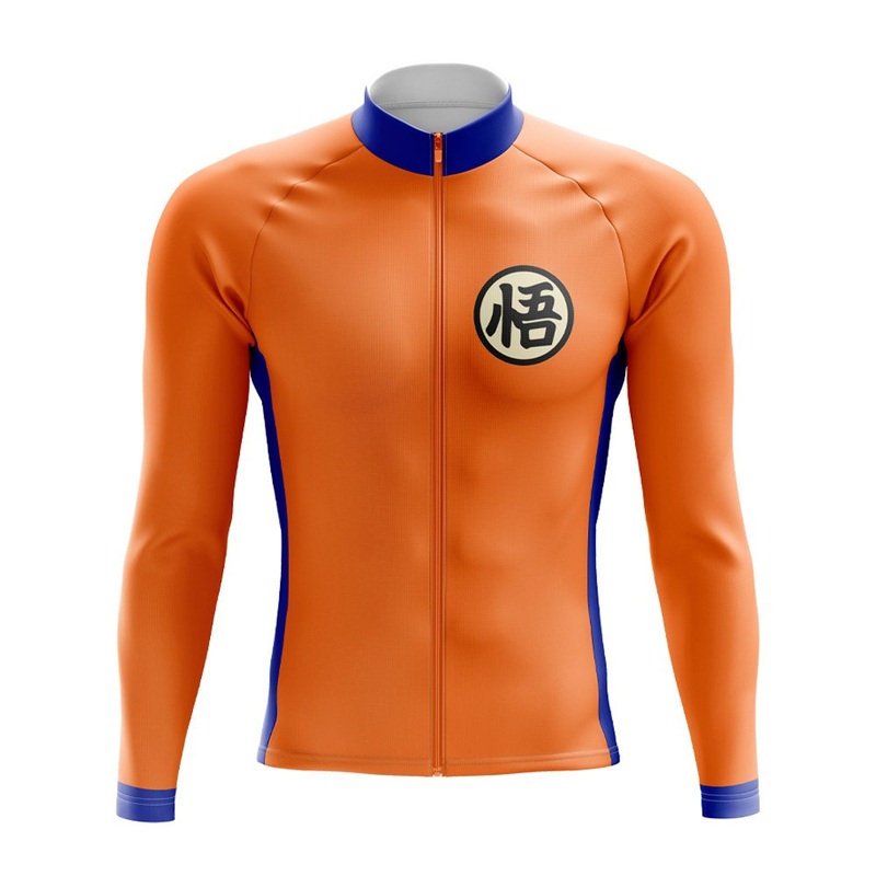 Dragon Ball Long Sleeve Cycling Jersey S