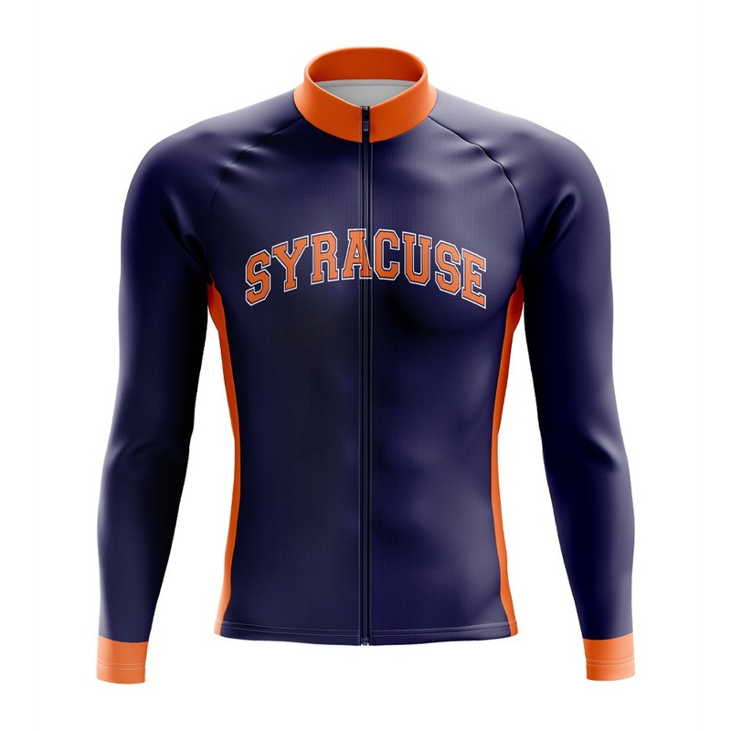 Syracuse Long Sleeve Cycling Jersey S Navy
