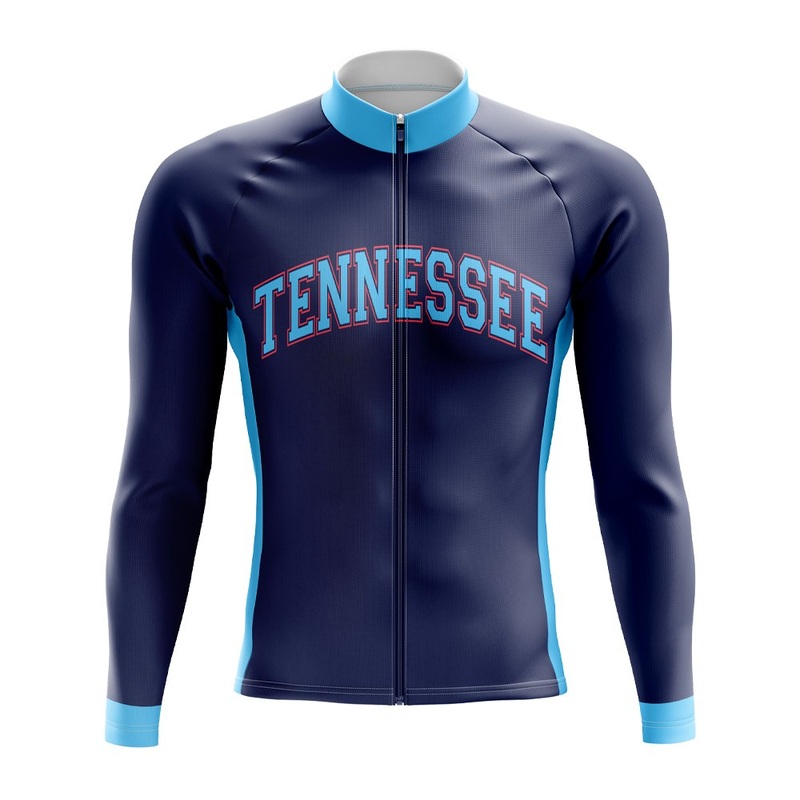 Tennessee Football Long Sleeve Cycling Jersey S