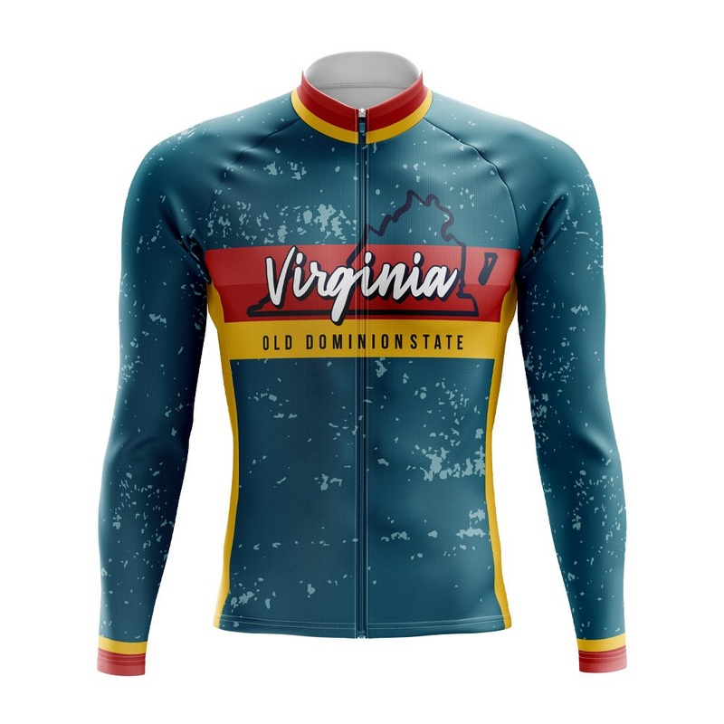 Virginia State Long Sleeve Cycling Jersey S