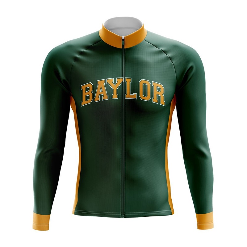 Baylor Long Sleeve Cycling Jersey S Green