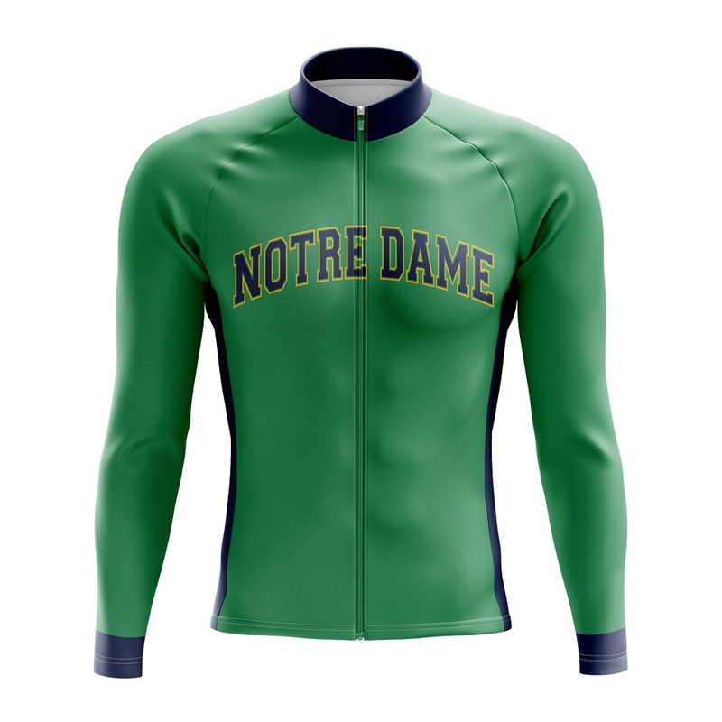 Notre Dame Long Sleeve Cycling Jersey S