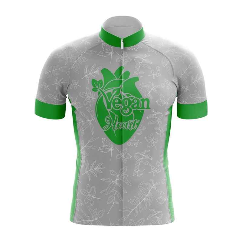 Vegan Heart Bicycle Jersey S