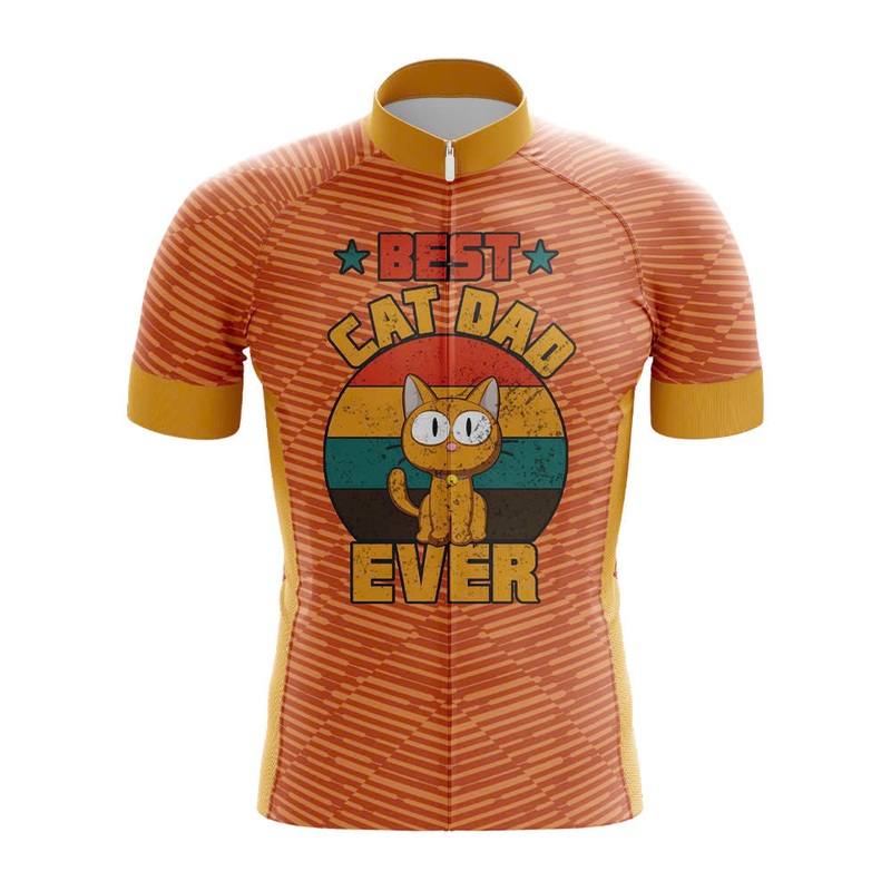 Best Cat Dad Cycling Jersey S