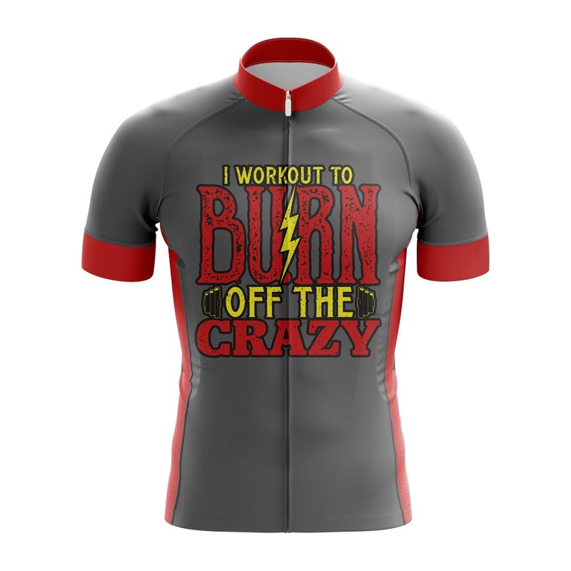 Burn Off the Crazy Bicycle Jersey S
