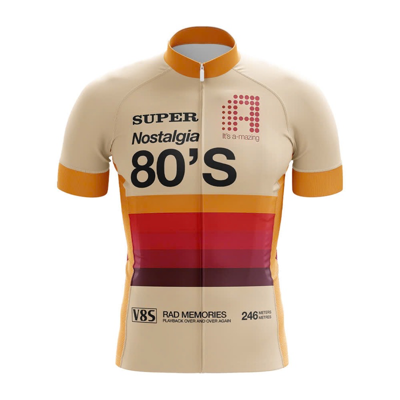 Nostalgia 80s Cycling Jersey S