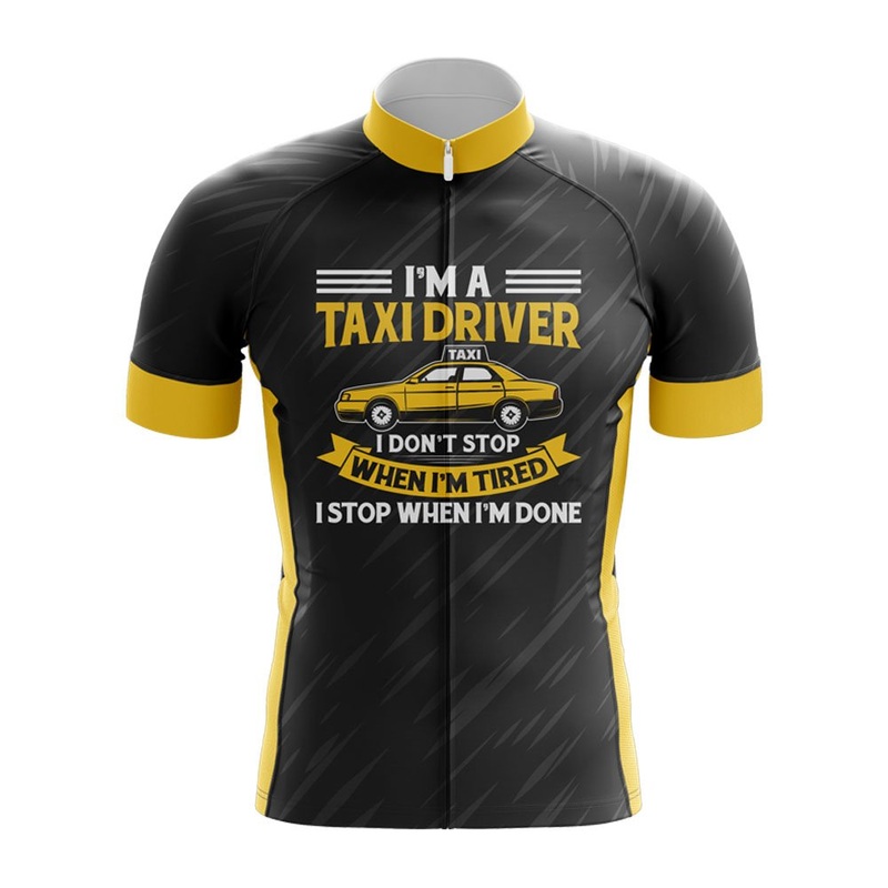 Taxi Driver Bicycle Jersey S