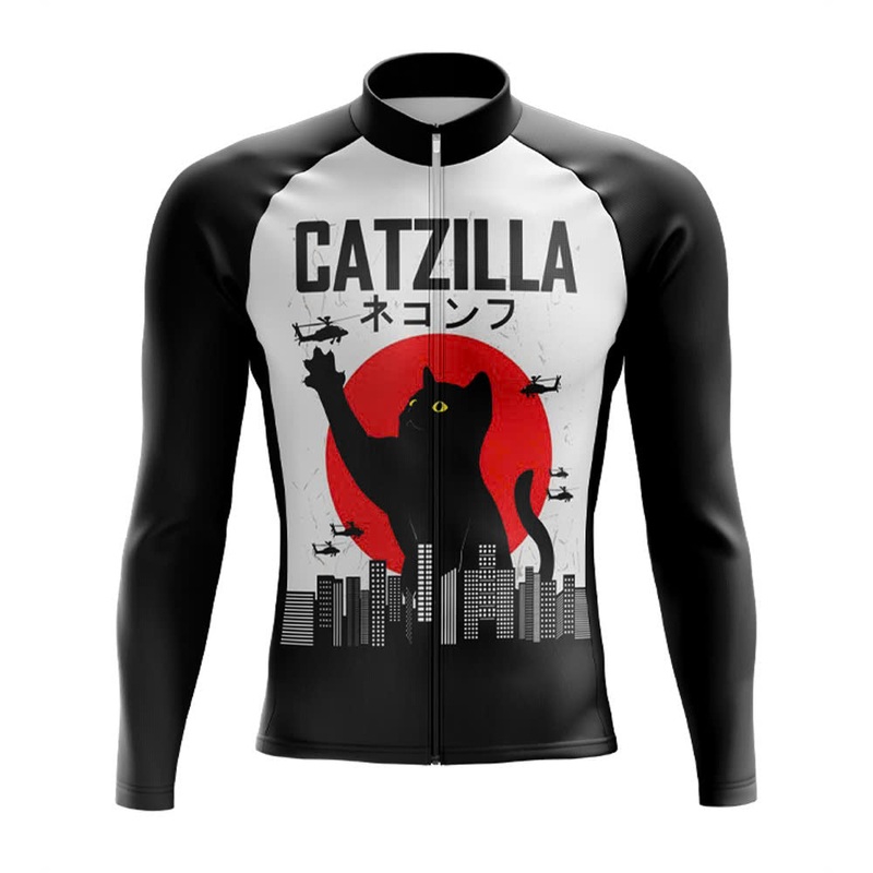 Catzilla Long Sleeve Cycling Jersey S