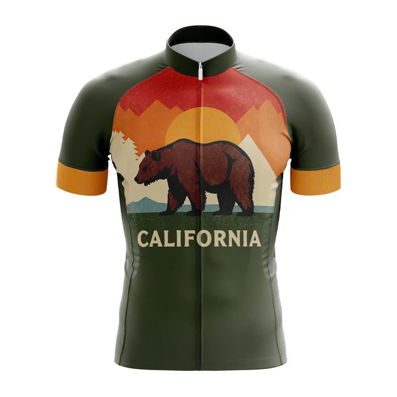California Bear Cycling Jersey S