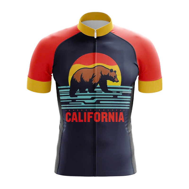 California Neon Bear Cycling Jersey S