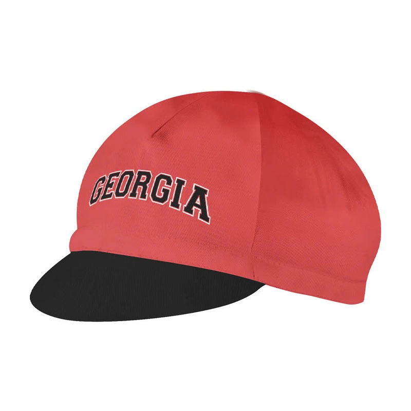 Georgia Cycling Cap Red
