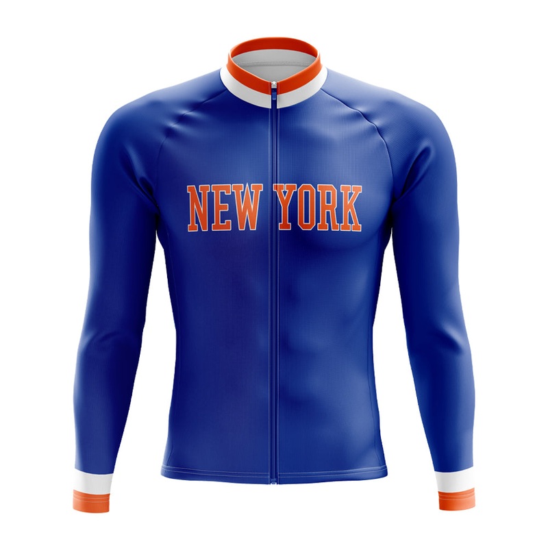 New York Knicks Long Sleeve Cycling Jersey S