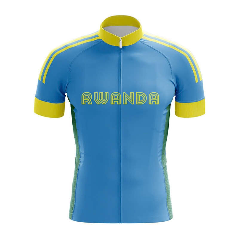 Rwanda Retro Cycling Jersey S