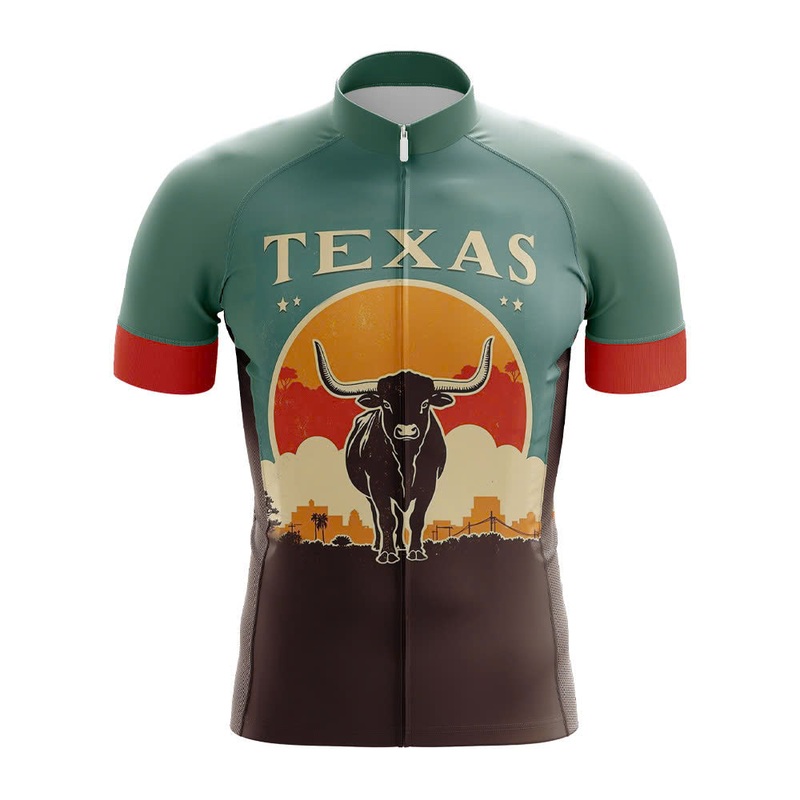 Texas Longhorn Cycling Jersey S