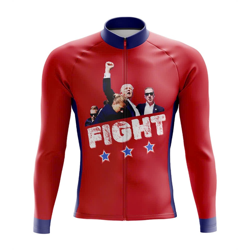 Trump Fight Long Sleeve Cycling Jersey S