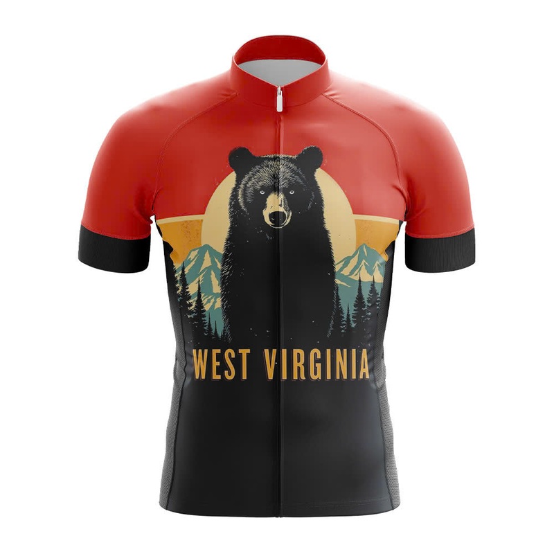 West Virginia Bear Cycling Jersey S