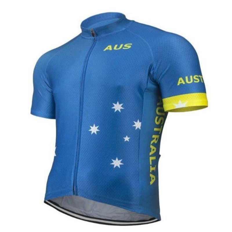 Blue Australia Cycling Jersey S