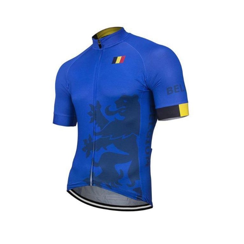 Blue Belgium Cycling Jersey S