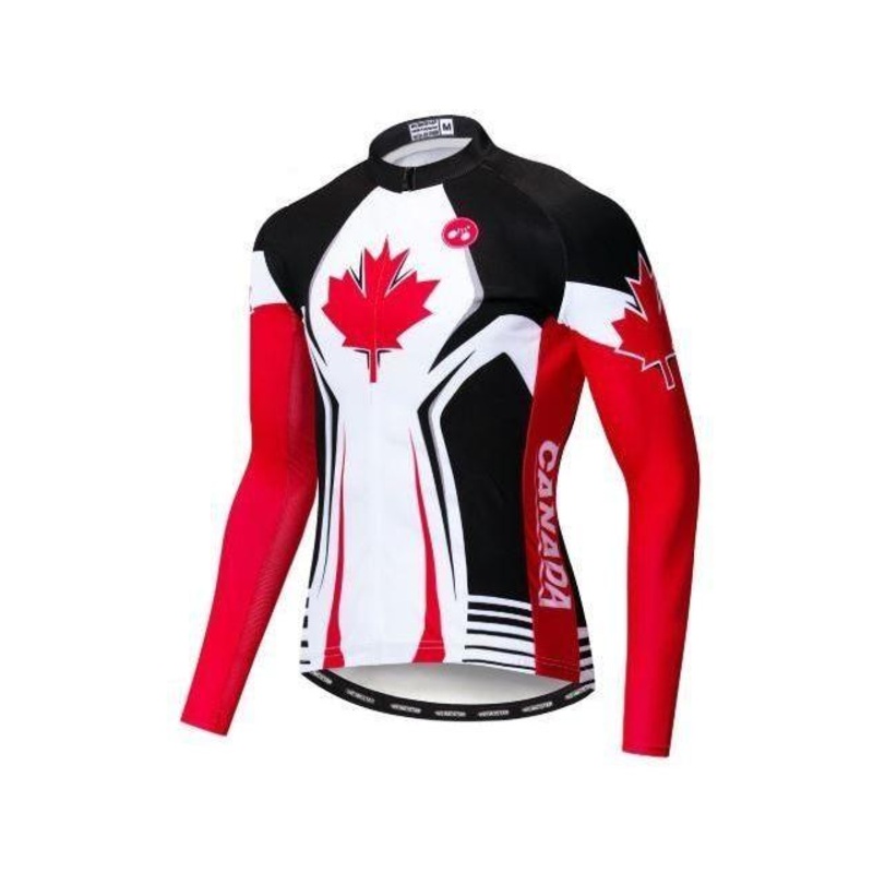Canada Winter Long Sleeve Cycling Jersey XXS