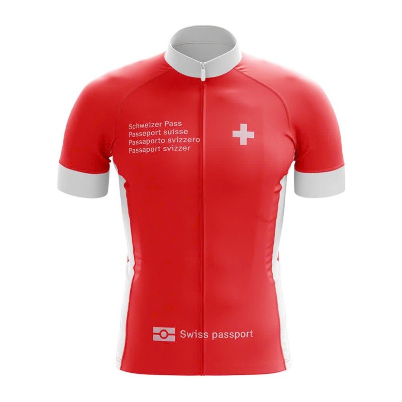 Switzerland Passport Cycling Jersey S