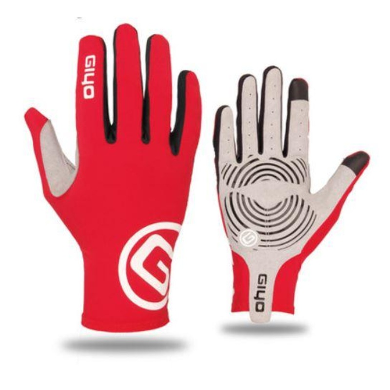 Touch Screen Anti Drag Cycling Gloves S Red