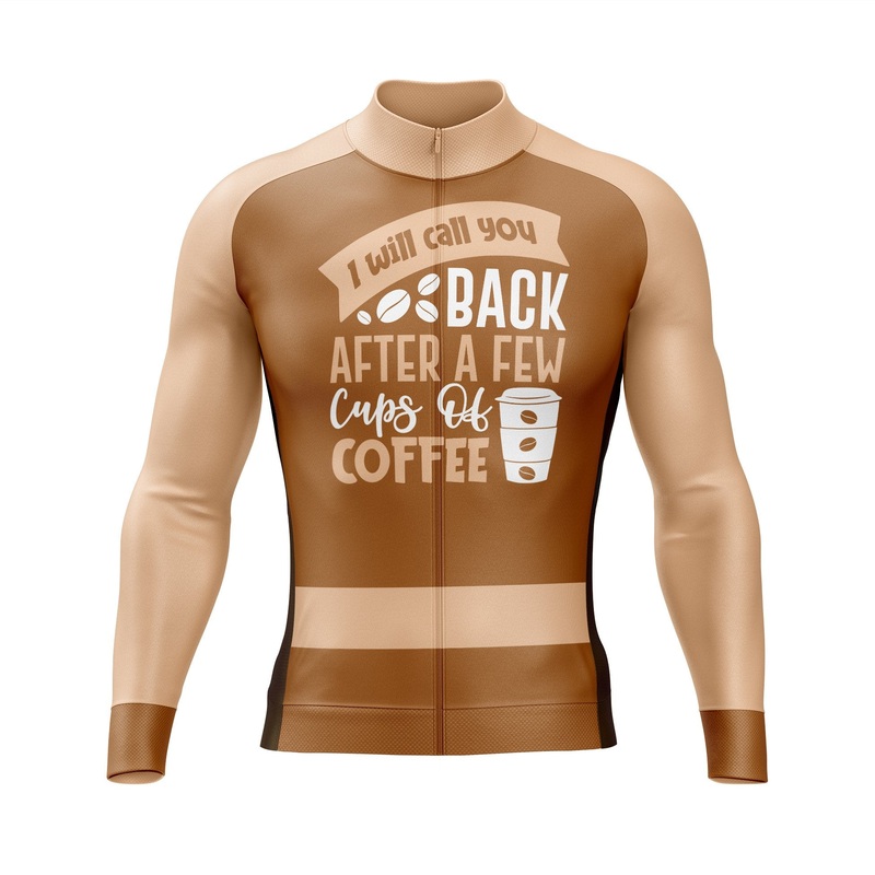 Call Back After Coffee Long Sleeve Cycling Jersey S
