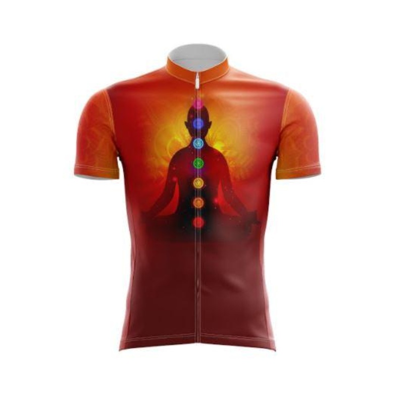 Chakras Meditation Cycling Jersey S