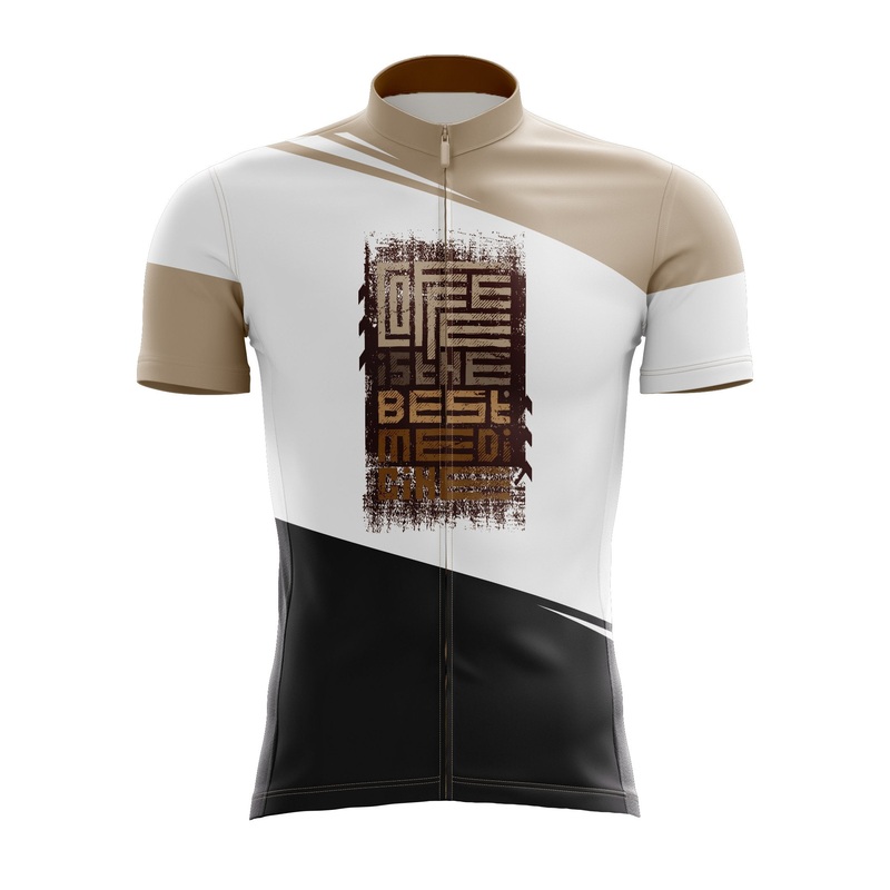 Coffee Is The Best Medicine Cycling Jersey S