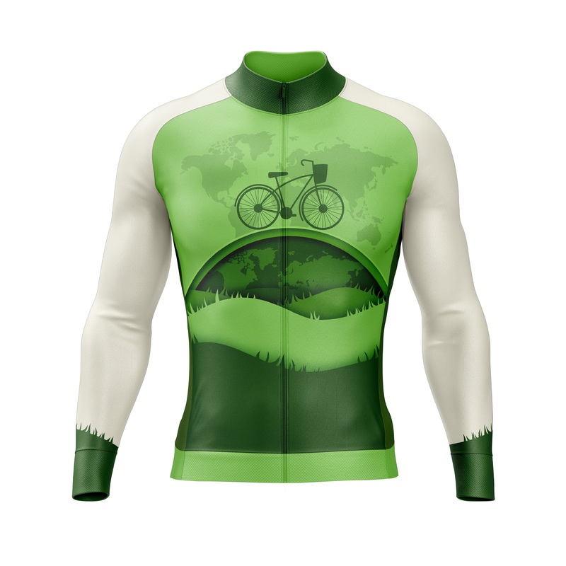 Eco Cycling Long Sleeve Cycling Jersey S