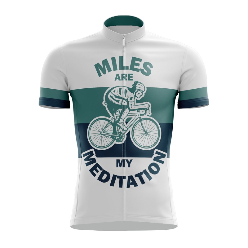 Miles Are My Meditation Cycling Jersey S
