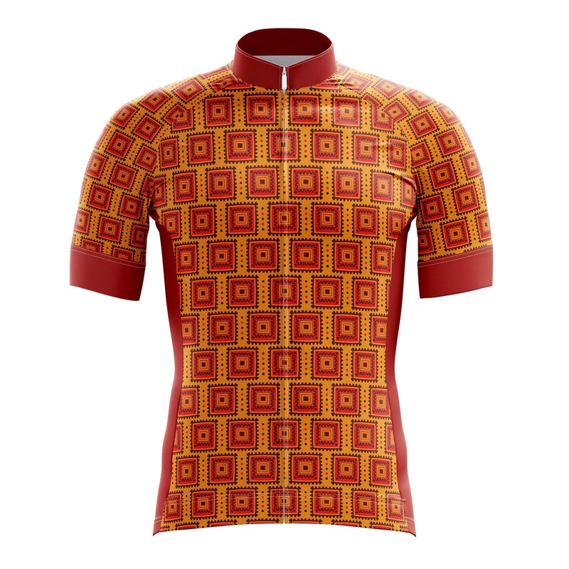 African Sunset Cycling Jersey S