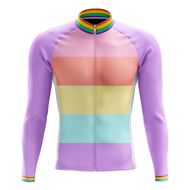 Gay Pride Long Sleeve Cycling Jersey S