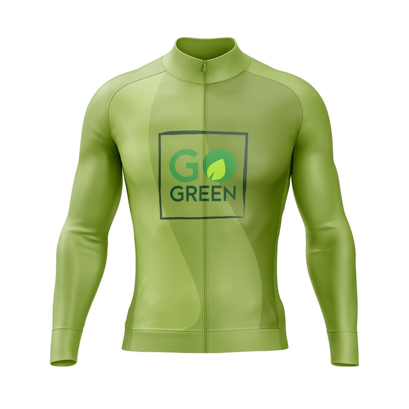 Go Green Sleeve Cycling Jersey S