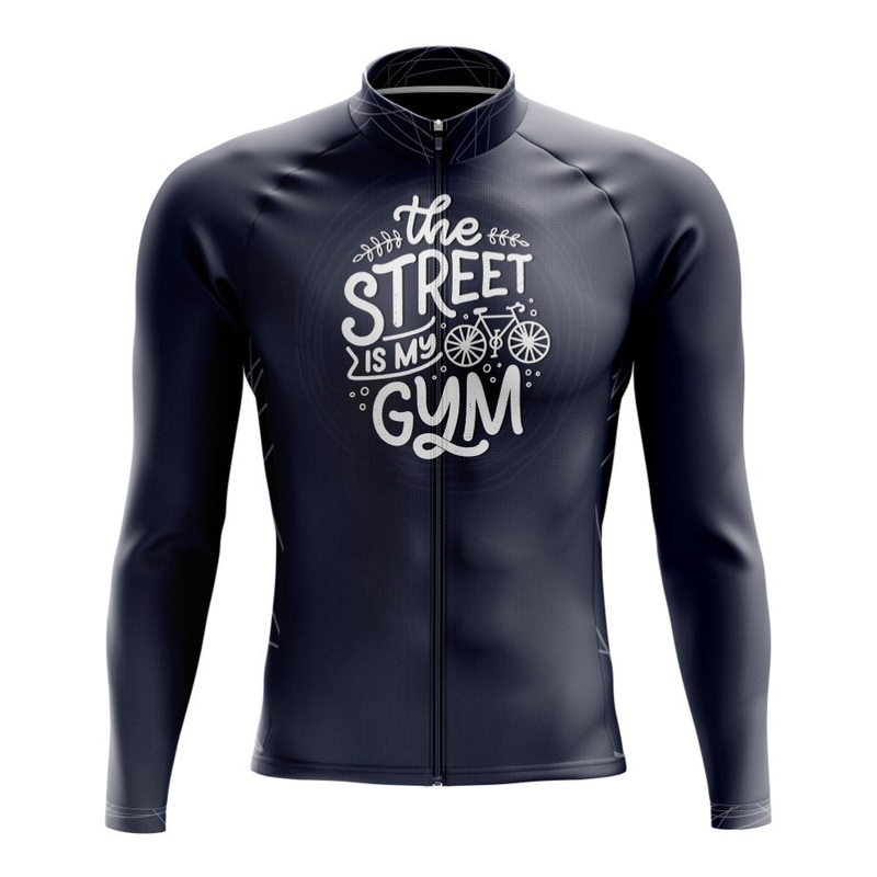 The Street Is My Gym Long Sleeve Cycling Jersey S