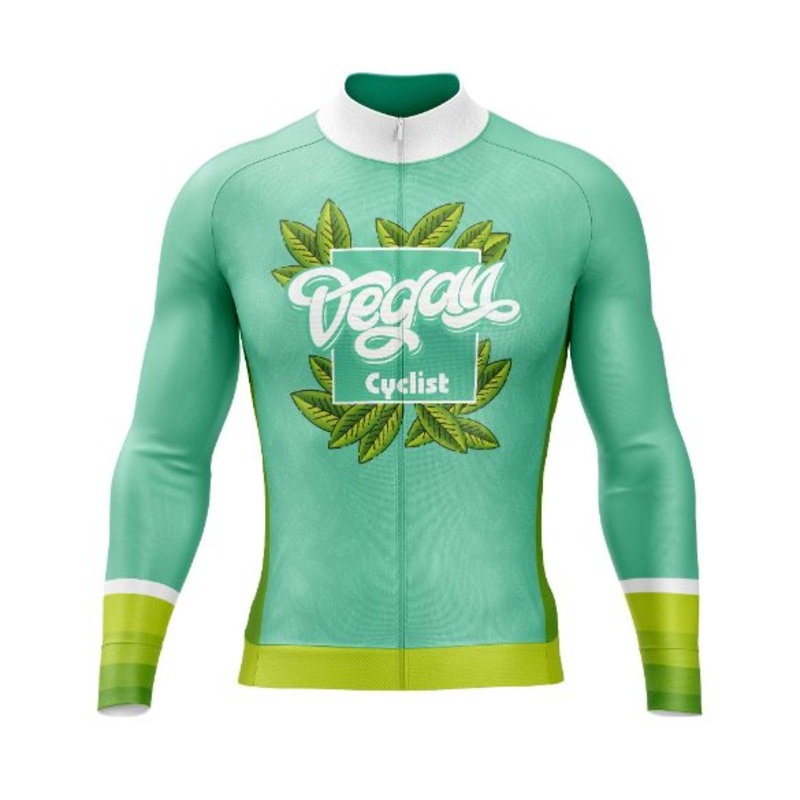 Vegan Long Sleeve Cycling Jersey S